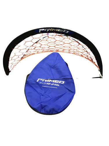 Used Primed Pop Up Soccer Goal Soccer Training Aids