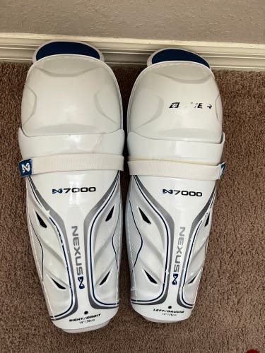 Used Bauer 14" Nexus N7000 Shin Pads