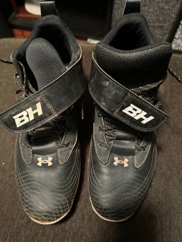 Under Armour Harper 7 Black Men's Size 11.5 (Women's 12.5) Under Armour Cleats