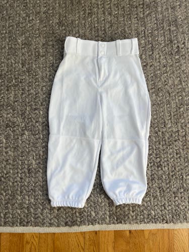 Alleson White Baseball Knicker Pants - Used - Adult Small