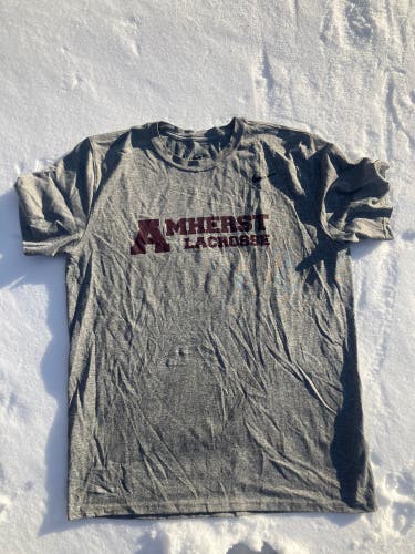 Amherst Lacrosse Nike Dri Fit T shirt large