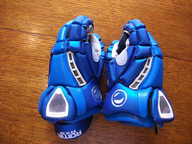 Used Maverik Rome RX3 Lacrosse Gloves 13" Virtually New