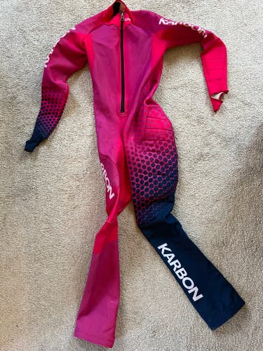 Karbon Junior (Youth) Spirit GS Suit Rose/Navy Junior Medium FIS Legal
