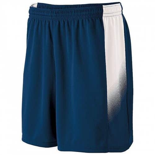 High Five Adult Unisex Ionic 325420 Size Small Navy White Soccer Shorts New