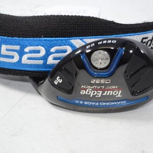 Tour Edge Hot Launch C522 3-19* Hybrid RH Stiff Flex Fubuki HL Graphite # 167623