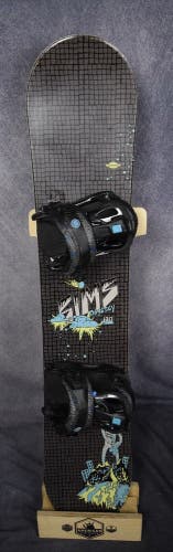 SIMS ODYSSEY SNOWBOARD SIZE 130 CM WITH GNU SMALL BINDINGS