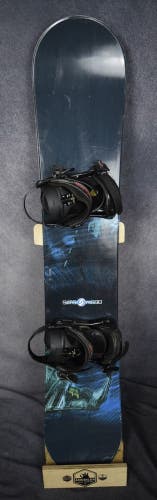 SIMS FS600 SNOWBOARD SIZE 152 CM WITH LAMAR LARGE BINDINGS