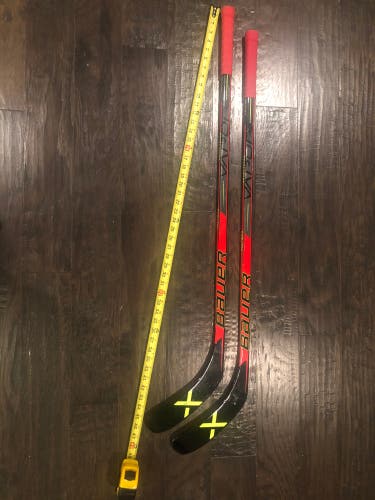 Pair of Two Left handed Youth Bauer S21 Vapor X 20 Flex P01 Pattern