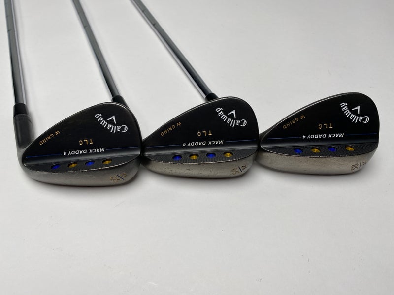 Callaway Mack Daddy 4 Black Wedge Set 50* 12 | 54* 12 | 58* 12 DG S300 Stiff RH
