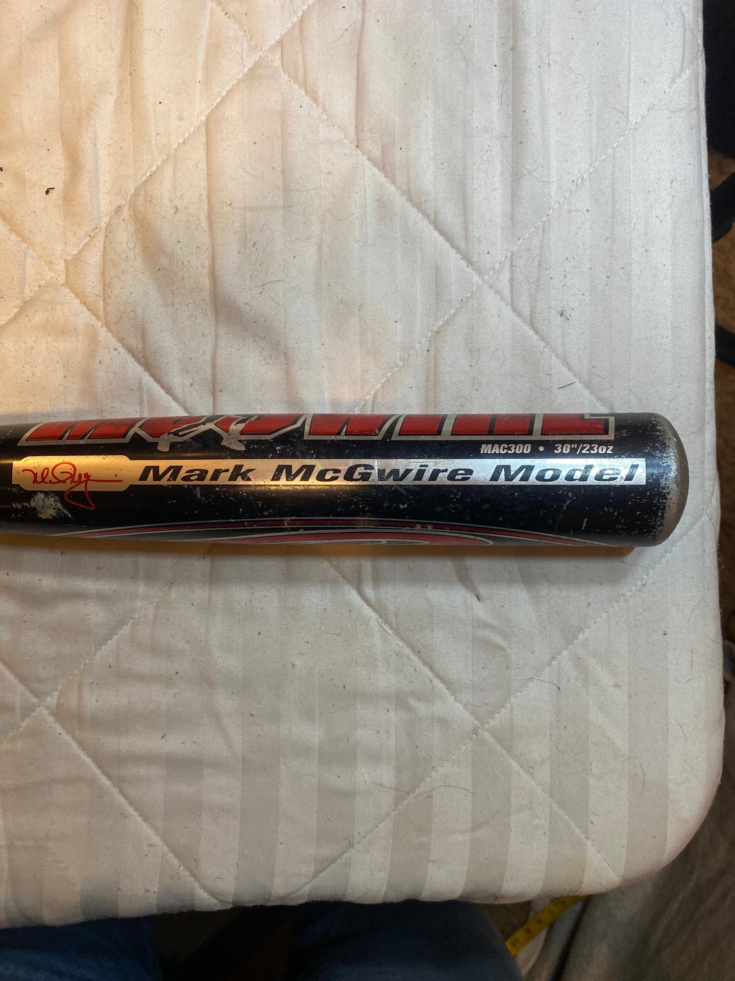 Batte Baseball Vintage Rawlings Mark McGwire - 26" Série 250 - Mighty Mac - Occasion