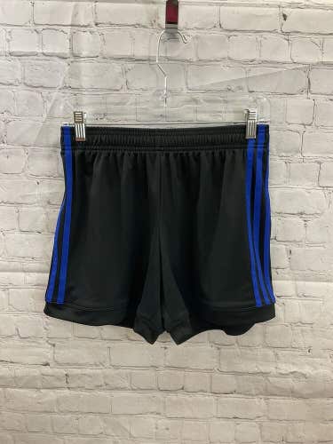 Adidas Womens Mi Squadra 17 Customized Black Royal Blue Soccer Shorts NWT