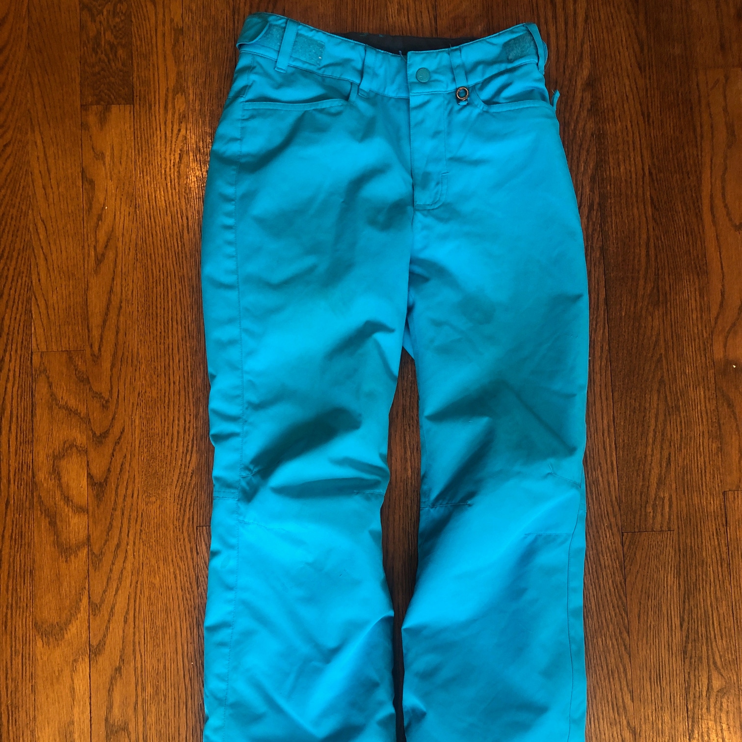 Blue Unisex Youth Used Size 12 Roxy Ski Pants (Youth size Large/12)