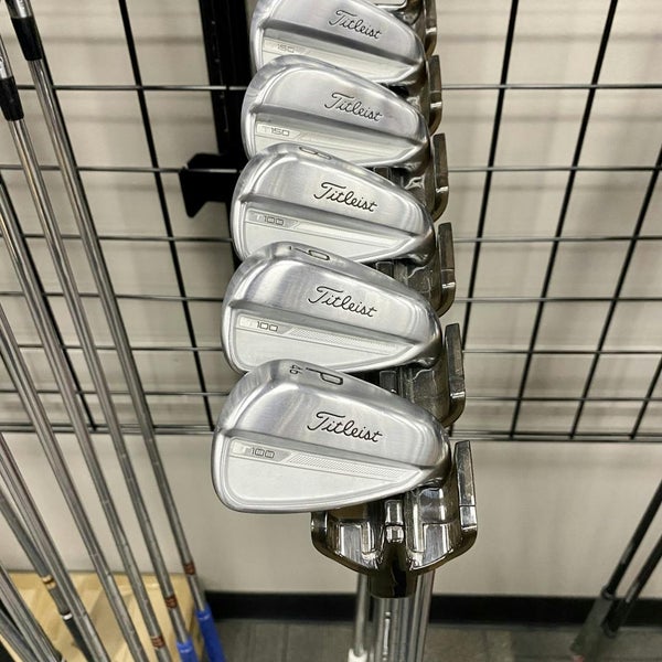 Used Titleist T200 T150 T100 Men's Right Iron Set 5i-pw Stiff Flex Steel Shaft