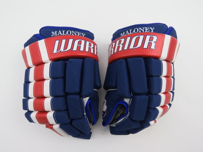 NY Rangers Alumni Warrior Mia Franchise Pro Stock Hockey Player Gloves 14" MiC