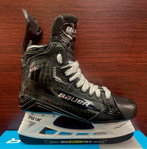 Senior New Bauer Supreme Mach Hockey Skates 9.5 S22 | SidelineSwap