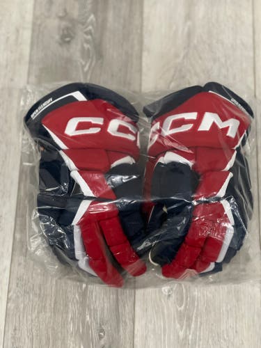 CCM 14" Or 13” FT6 Pro Gloves (Navy, Red, & White)