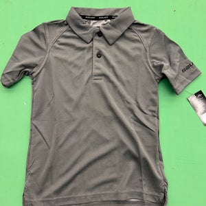 Gray New Small Adult Unisex Bauer Polo
