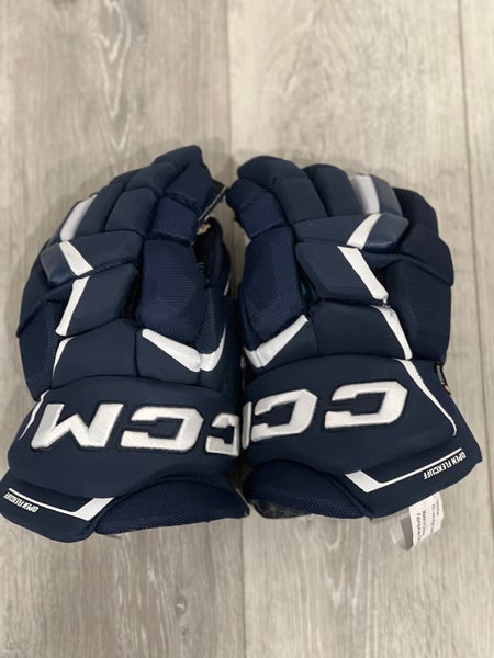 CCM 14” FT6 Pro Gloves (Navy Blue & White)