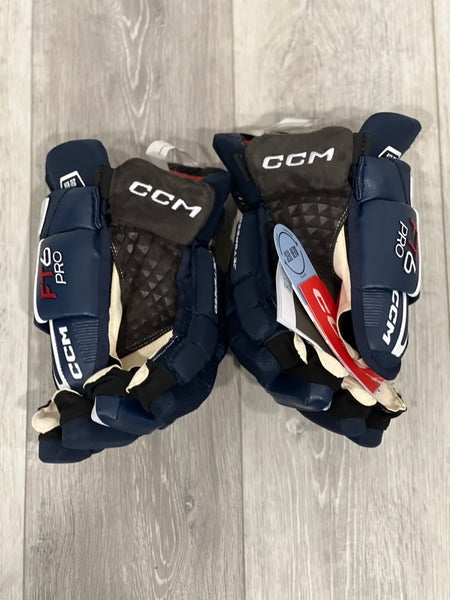CCM 14” FT6 Pro Gloves (Navy Blue & White)