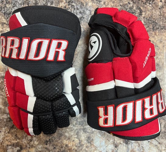 Used Blk/Wht/Red Warrior 13" Covert QRL3 Hockey Gloves