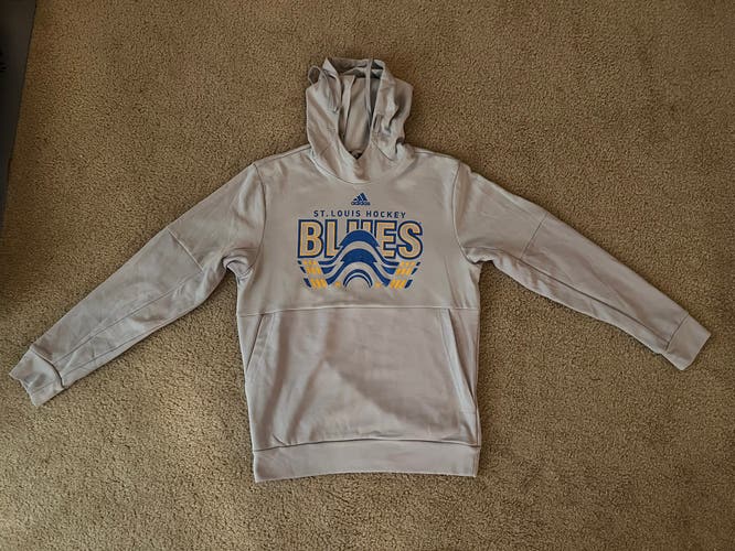 Adidas St Louis Blues Hoodie Pullover Size M