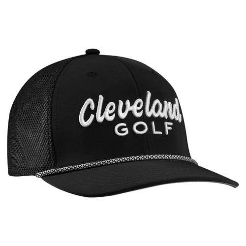 Cleveland Golf Rope Trucker Hat - Limited Edition Snapback Golf Hat - NAVY BLUE