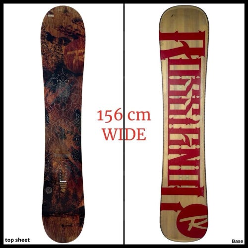 #1424 Rossignol Templar Magtek Mens Snowboard Size 156 WIDE
