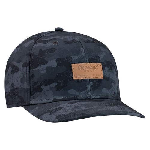 Cleveland Golf Camo Patch Hat - Limited Edition Caterpillar Snapback - BLACK