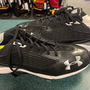 Under Armour Baseball Clears Black Men's Metal Low Top Natural II Low ST
