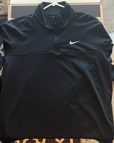 Black Used Adult Unisex Nike Dri-Fit Quarter Zip Shirt