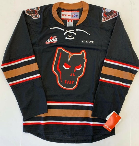 New CCM Premier Calgary Hitmen Hockey Player Jersey Senior Medium 7185 WHL Adult