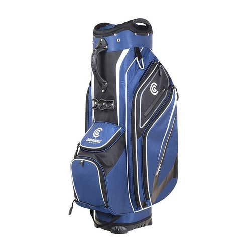 Cleveland Golf Lightweight Cart Bag - 14-Way Golf Bag - 5.4lbs - NAVY / BLACK