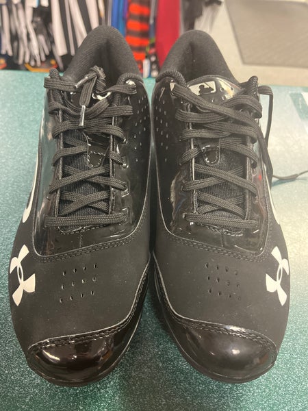 Under Armour Baseball Cleats 11.5 Black Men's Metal Low Top Ignite