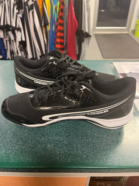 Under Armour Baseball Cleats 11.5 Black Men's Metal Low Top Ignite