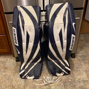 Used 35" Bauer One 95 Goalie Leg Pads