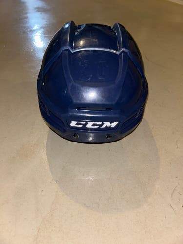 Used Navy Blue CCM Tacks 910 Helmet