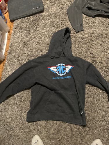 Gray XL First Class Lacrosse Sweatshirt