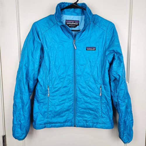 Patagonia Puff Jacket Womens Size: XS Full Zip Primaloft Jacket Blue Puffer