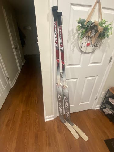2 Pack Senior Regular 27” Paddle  Supreme 2S Goalie Stick