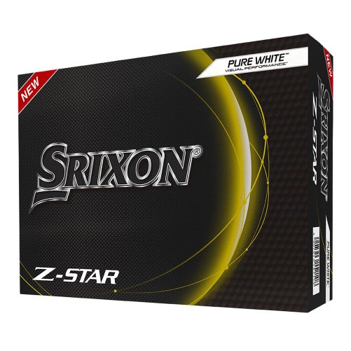 Srixon Z Star Golf Balls (Pure White, Spinskin, 2023, 12pk) NEW