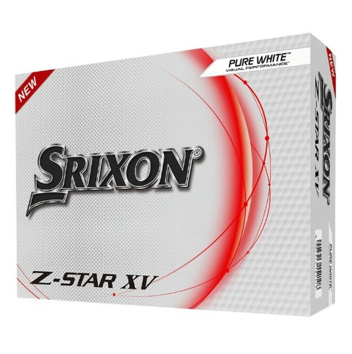 Srixon Z Star XV Golf Balls (Pure White, Spinskin, 2023, 12pk) NEW