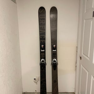 Used 2022 Powder With Bindings Max Din 14 Attila Skis