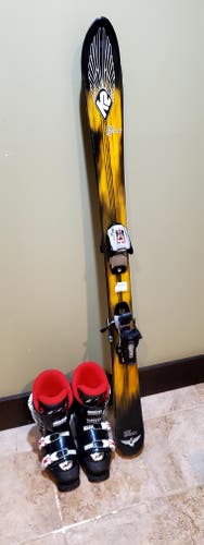 Set  K2 128 cm Skis With Bindings jr boot 24.-24.5.