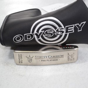 Titleist 2002 Scotty Cameron Pro Platinum Newport Mil-Spec 34" Putter RH #167388