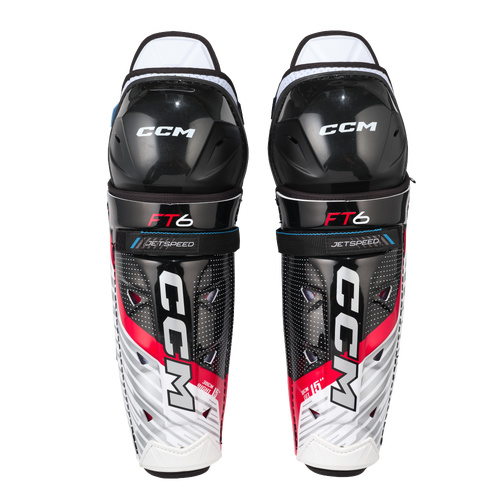 2023 CCM Jetspeed FT6 Shin Pads, Senior 16", Brand New
