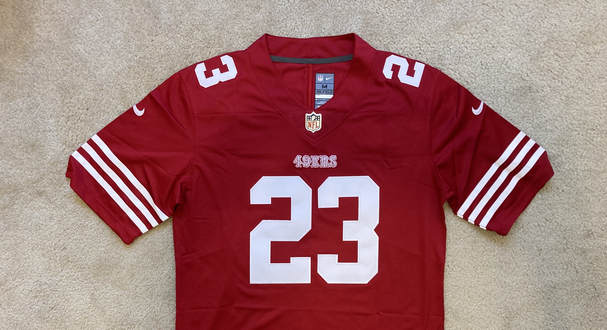Christian McCaffrey 49ers jersey one of NFL's best sellers