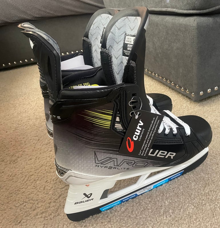 New Bauer Vapor Hyperlite 2 Size 9 Fit 2 Hockey Skates