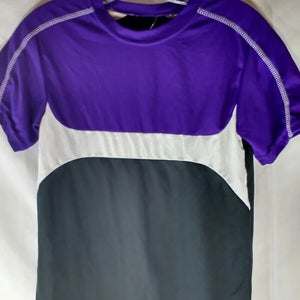 High Five Athletics Youth Unisex Sports Soccer Jersey Medium Black Purple NEW