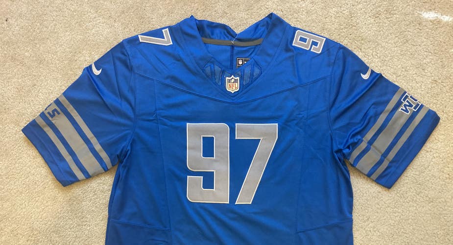 NEW - Youth Stitched Nike NFL Jersey - Aiden Hutchison - Lions - M-XL - Kids Childrens