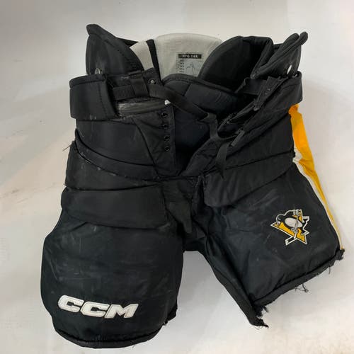 Used - Pittsburgh Penguins - CCM HPG 14A Pro Stock Goalie Pants - NHL - Senior Large (Fit 3)